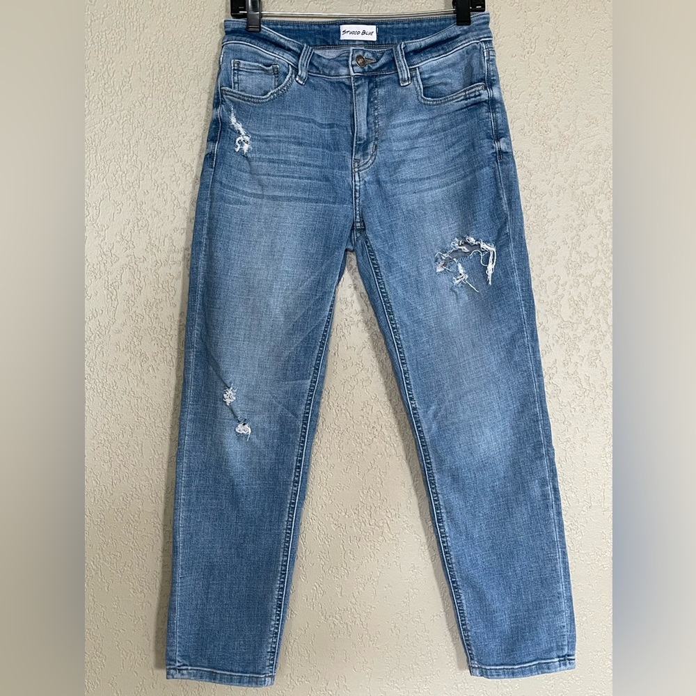 Studio Blue Casey Mid-Rise Cropped Relaxed Skinny Jean, Size 28, Stitch Fix EUC